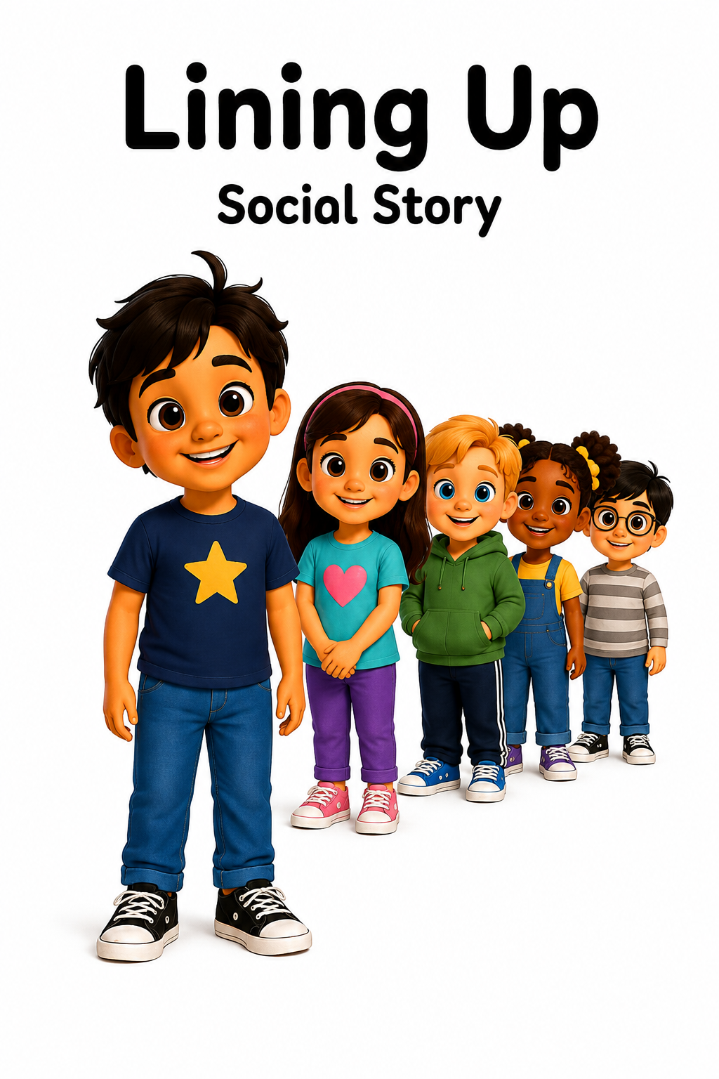 Lining Up Social Story Autism