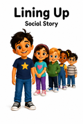 Lining Up Social Story Autism