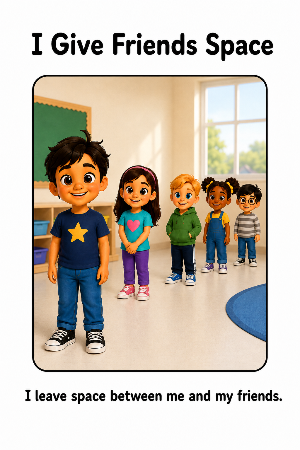 Lining Up Social Story Autism