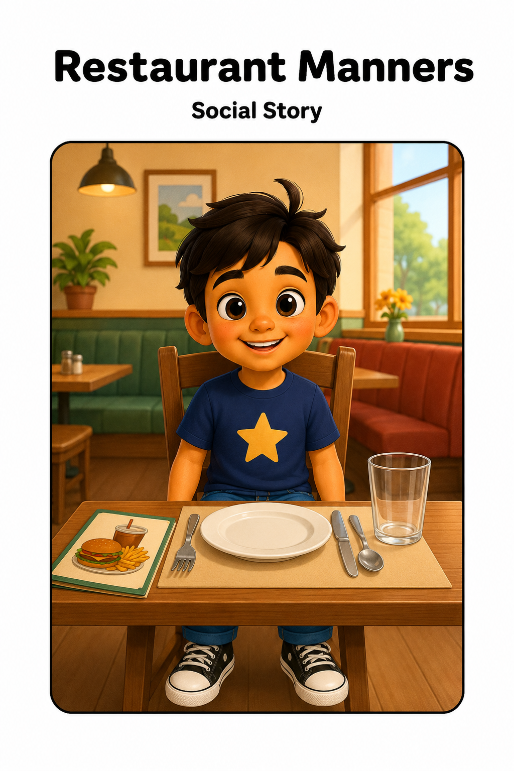 Restaurant Behavior And Manners Social Story