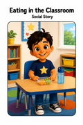 Eating in the Classroom Social Story