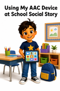 Using My AAC Device at School Social Story