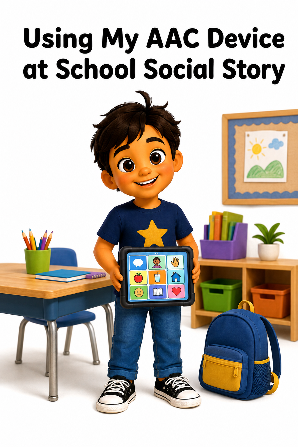 Using My AAC Device at School Social Story