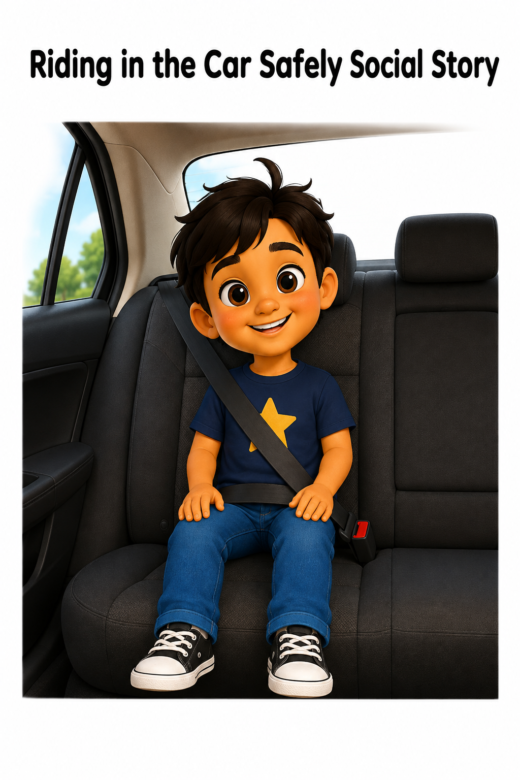 Riding In The Car Safely Social Story