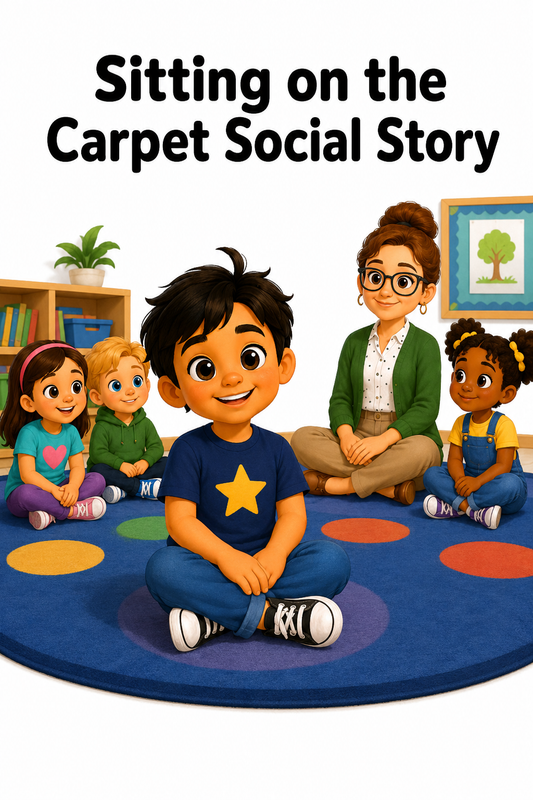 Sitting on the Carpet Social Story