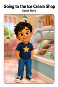 Going to the Ice Cream Shop Social Story