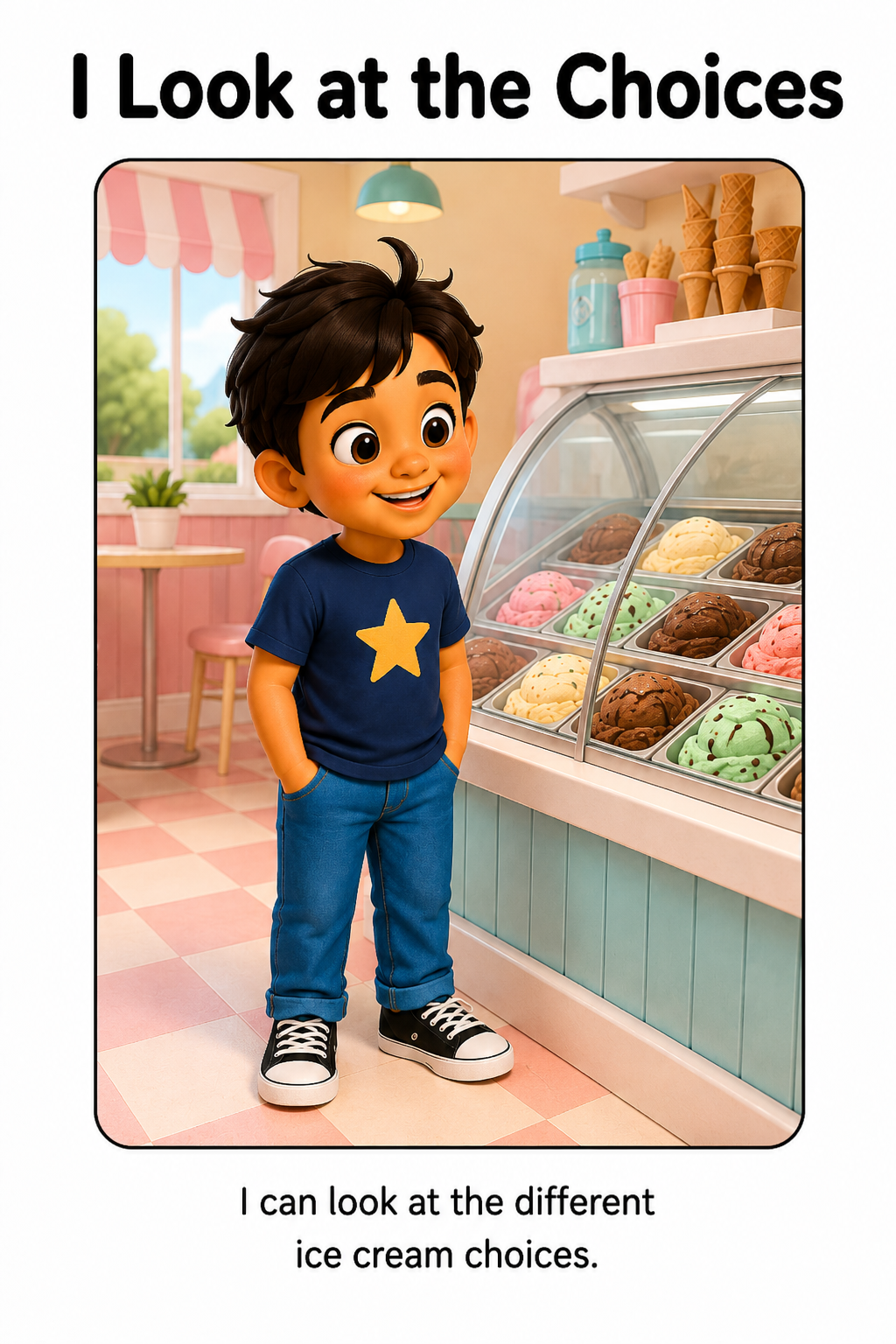 Going to the Ice Cream Shop Social Story