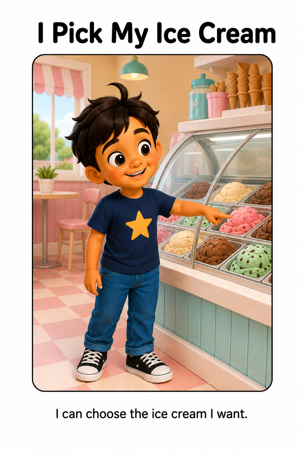 Going to the Ice Cream Shop Social Story