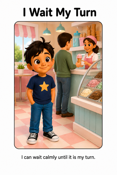 Going to the Ice Cream Shop Social Story