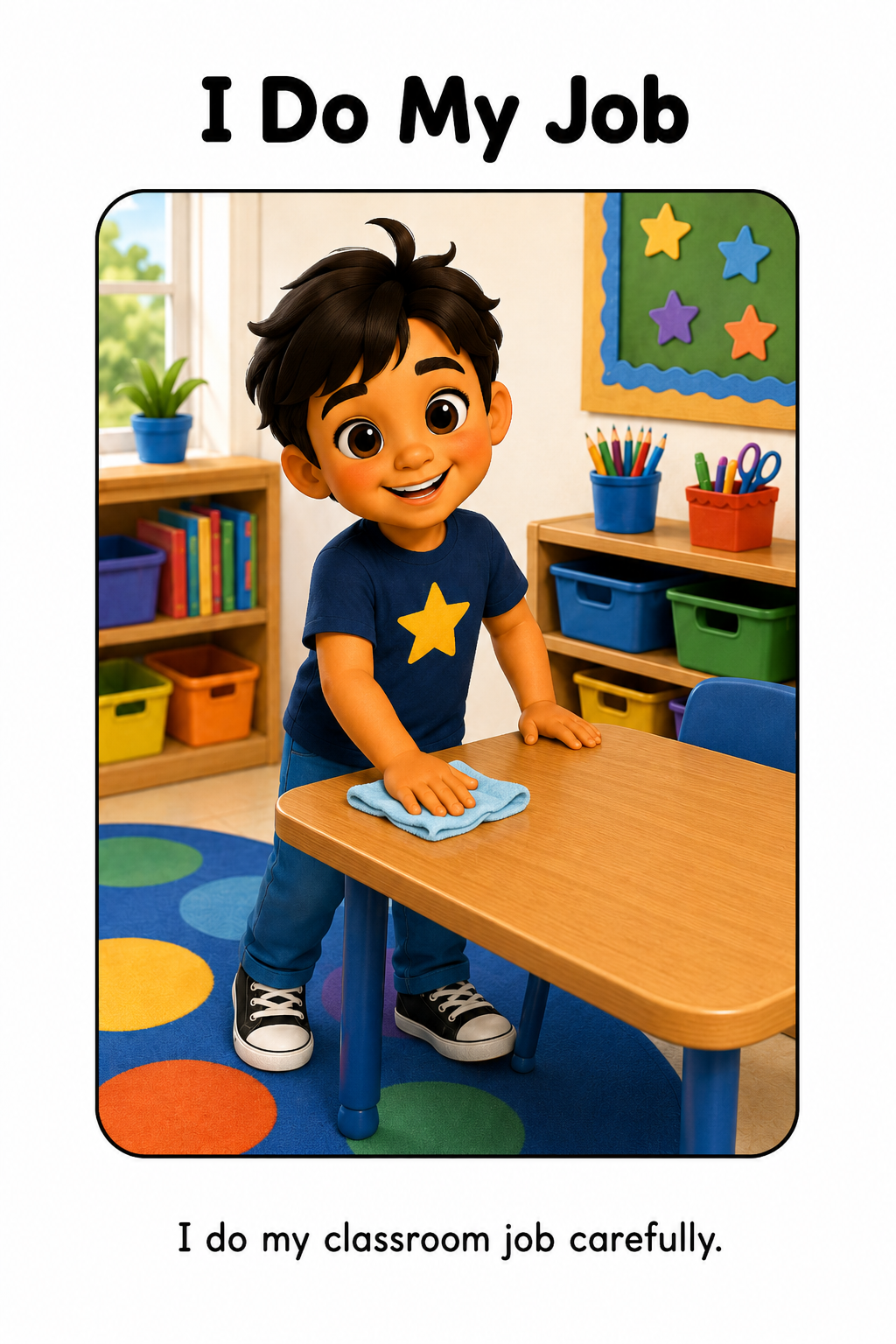 Classroom Jobs Social Story