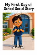 My First Day of School Social Story for Autism | Speech Fuel