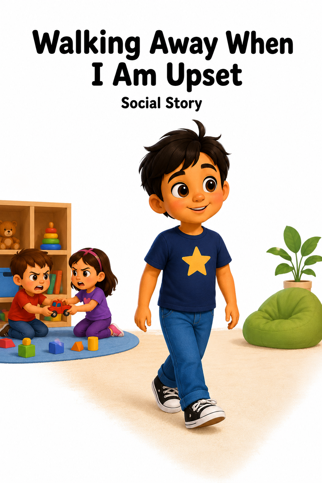 Walking Away When I Am Upset Social Story for Autism