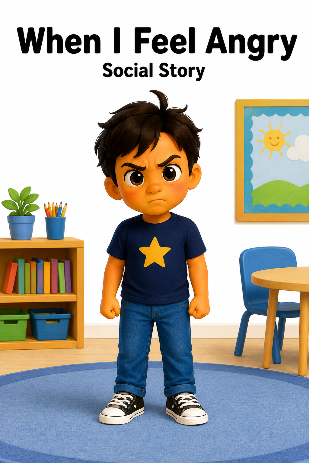 When I Feel Angry Social Story for Autism | Speech Fuel