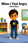 When I Feel Angry Social Story for Autism | Speech Fuel