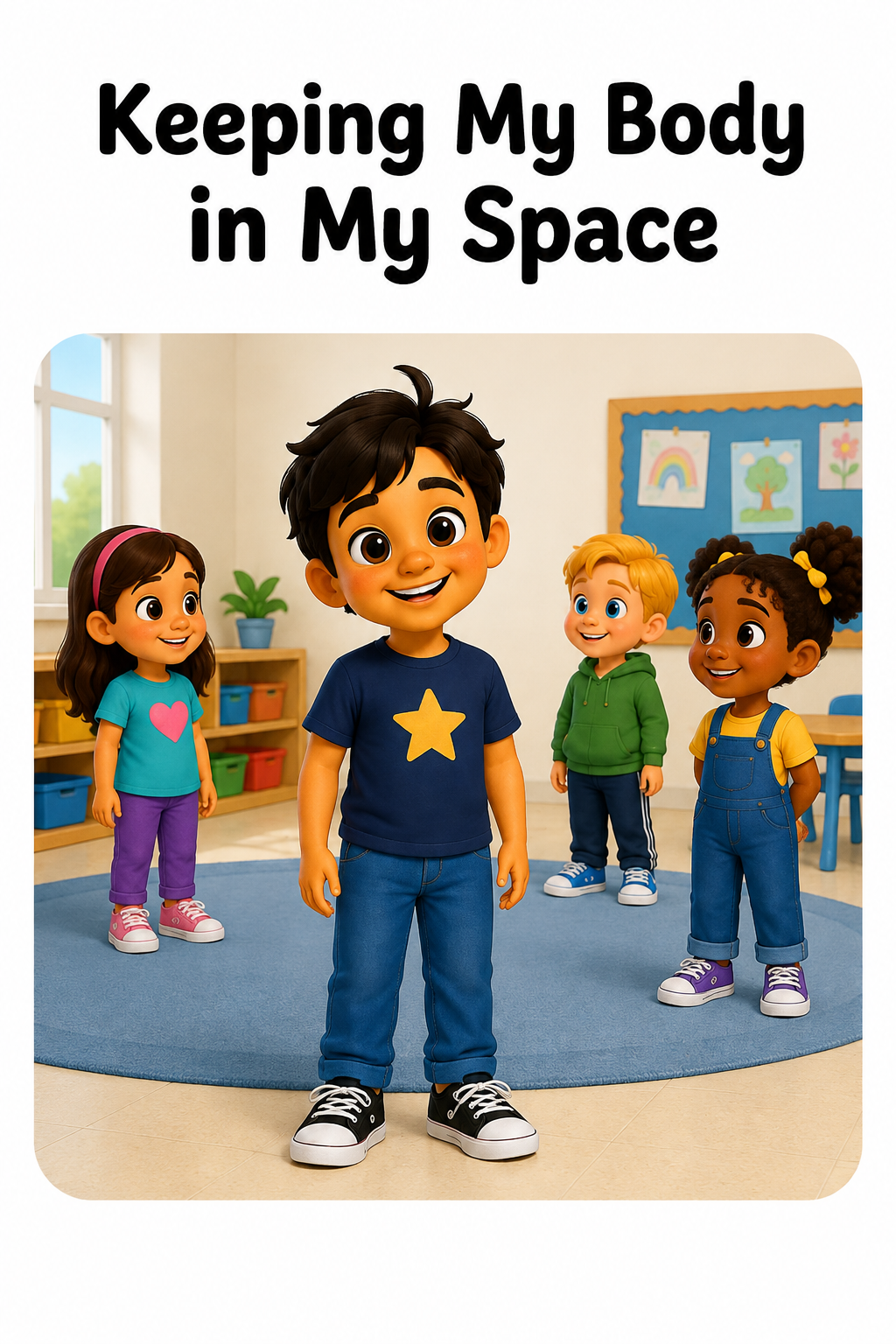Keeping My Body in My Space Social Story for Autism