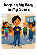 Keeping My Body in My Space Social Story for Autism