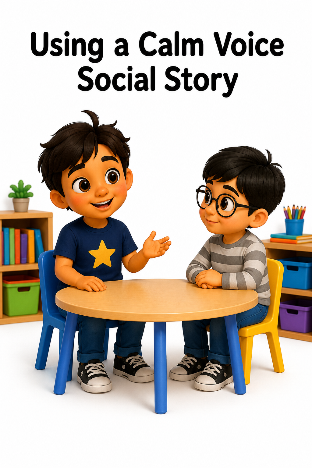 Using a Calm Voice Social Story for Autism | Speech Fuel