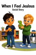 When I Feel Jealous Social Story for Autism | Speech Fuel