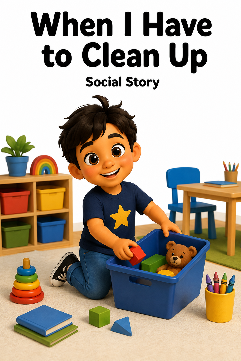 When I Have to Clean Up Social Story for Autism | Speech Fuel