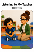 Listening to My Teacher Social Story for Autism | Speech Fuel