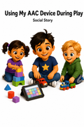 Using My AAC Device During Play Social Story | Speech Fuel