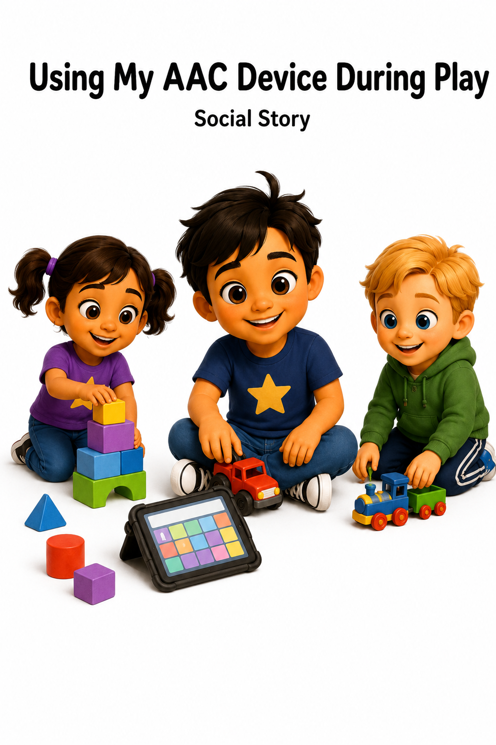 Using My AAC Device During Play Social Story | Speech Fuel