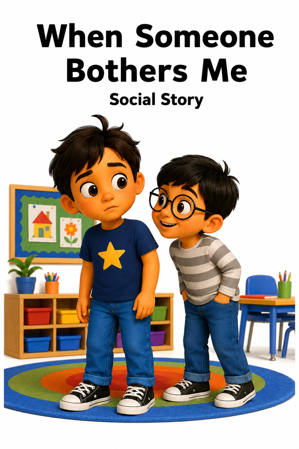 When Someone Bothers Me Social Story for Autism | Speech Fuel