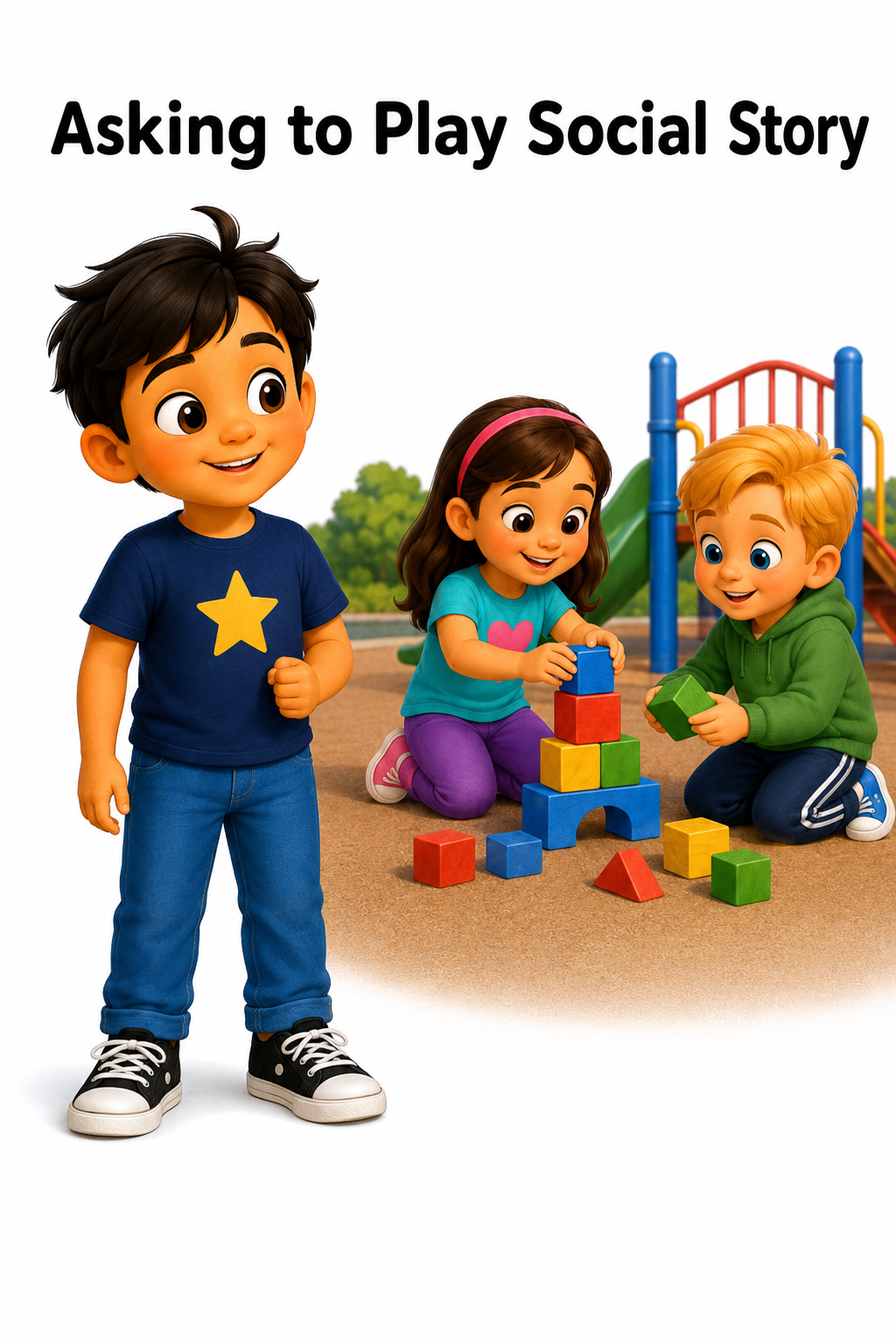 Asking to Play Social Story for Autism | Speech Fuel