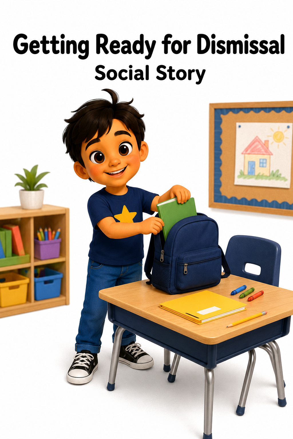 Getting Ready for Dismissal Social Story for Autism | Speech Fuel