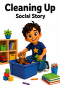 Cleaning Up Social Story for Autism | Speech Fuel