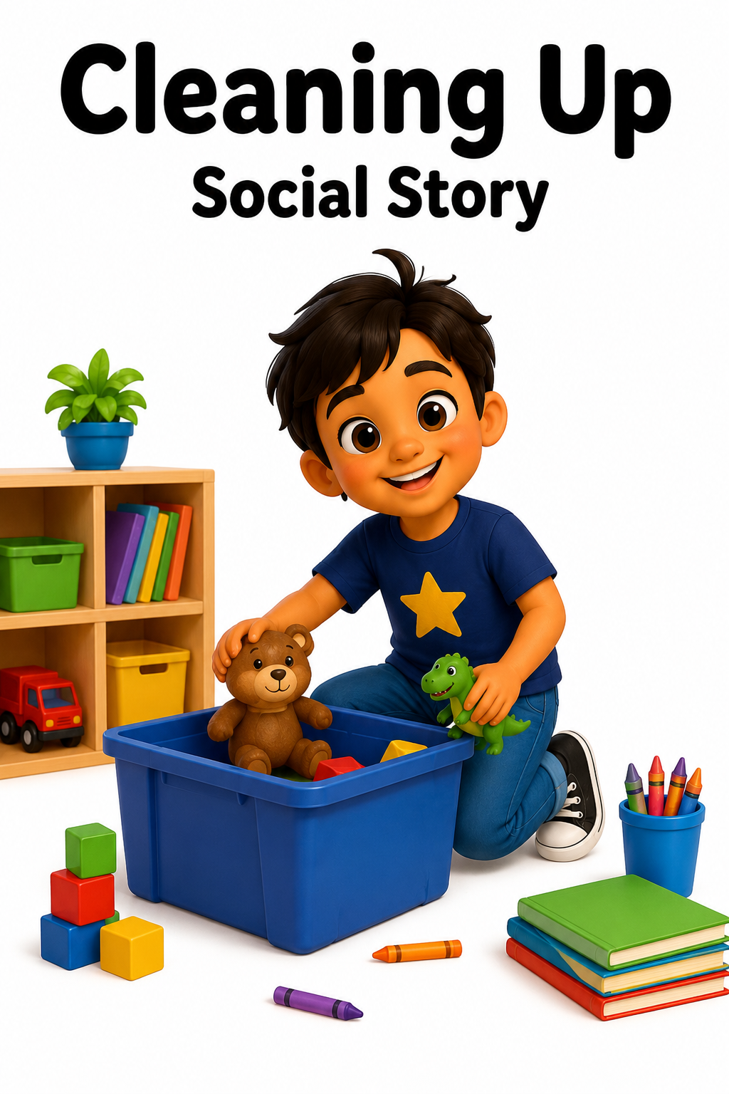 Cleaning Up Social Story for Autism | Speech Fuel
