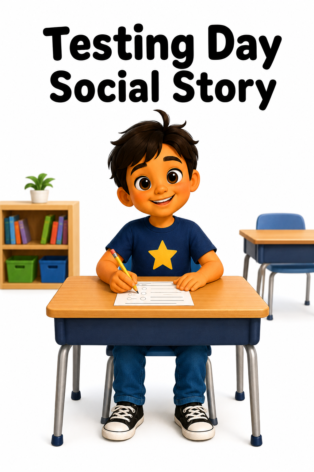 Testing Day Social Story for Autism | Speech Fuel
