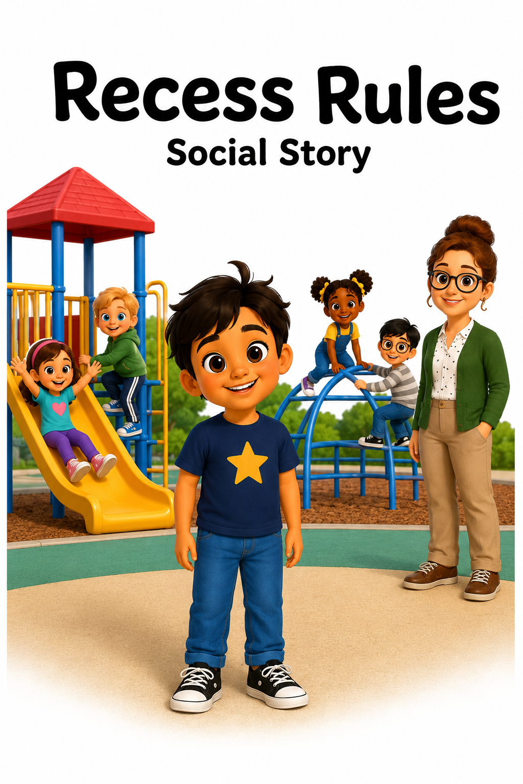 Recess Rules Social Story for Autism | Speech Fuel
