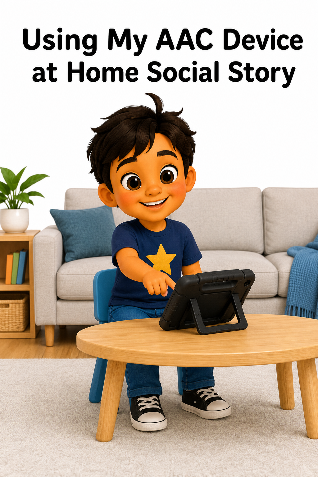 Using My AAC Device at Home Social Story for Autism | Speech Fuel