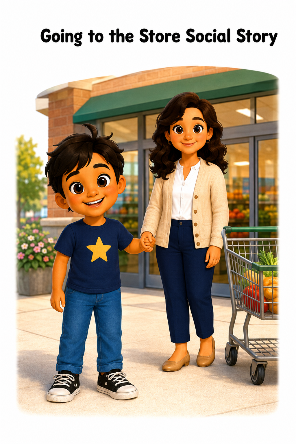Going to the Store Social Story for Autism | Speech Fuel