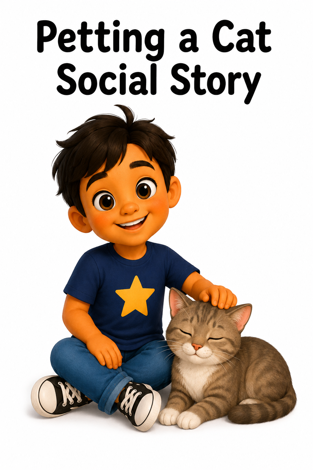 Petting a Cat Social Story for Autism | Speech Fuel