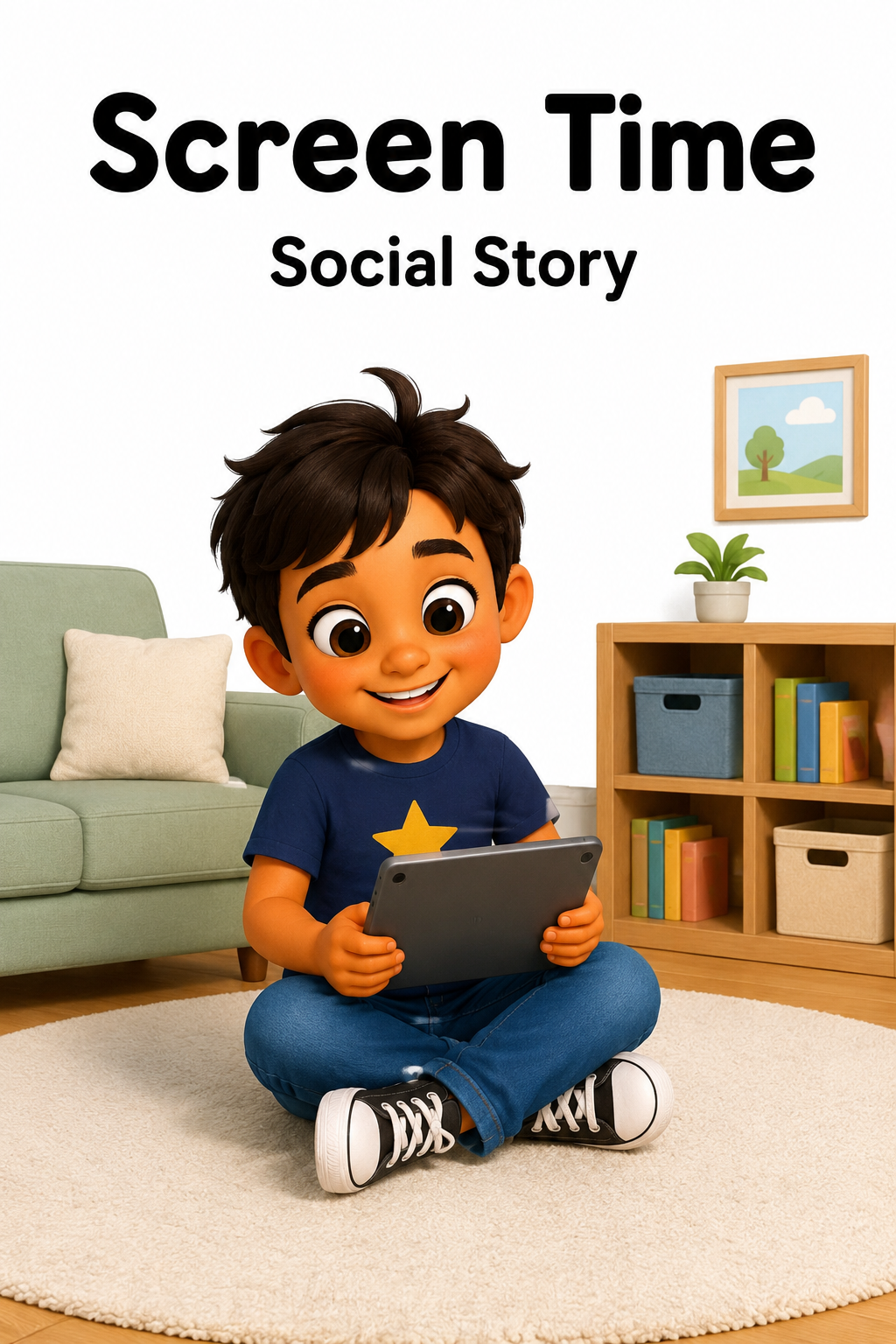 Screen Time Social Story for Autism | Speech Fuel