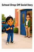 School Drop Off Social Story for Autism | Speech Fuel