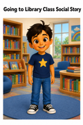 Going to Library Class Social Story for Autism | Speech Fuel