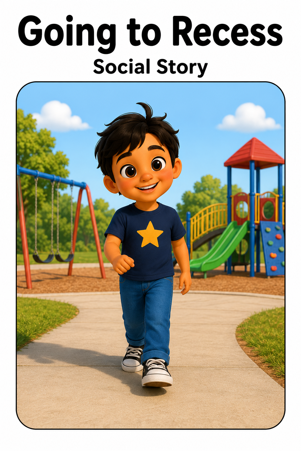 Going to Recess Social Story for Autism | Speech Fuel