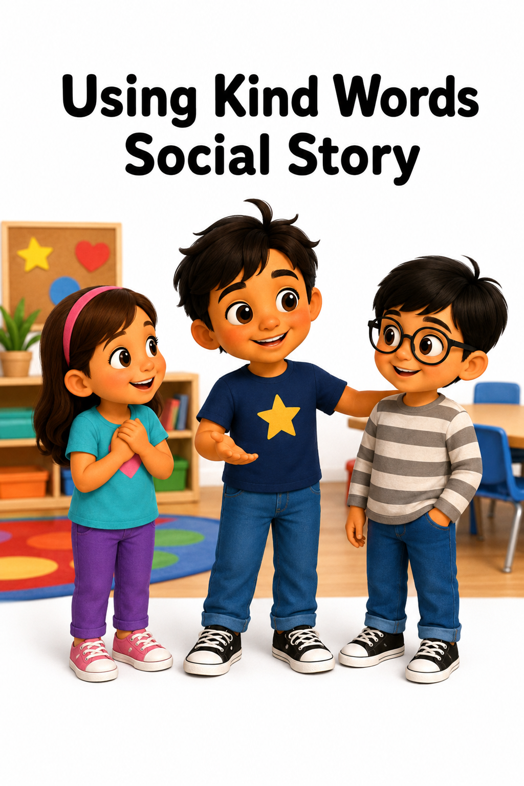 Using Kind Words Social Story for Autism | Speech Fuel
