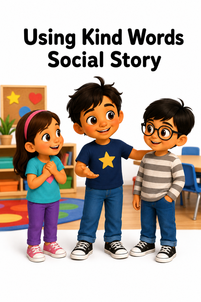 Using Kind Words Social Story
