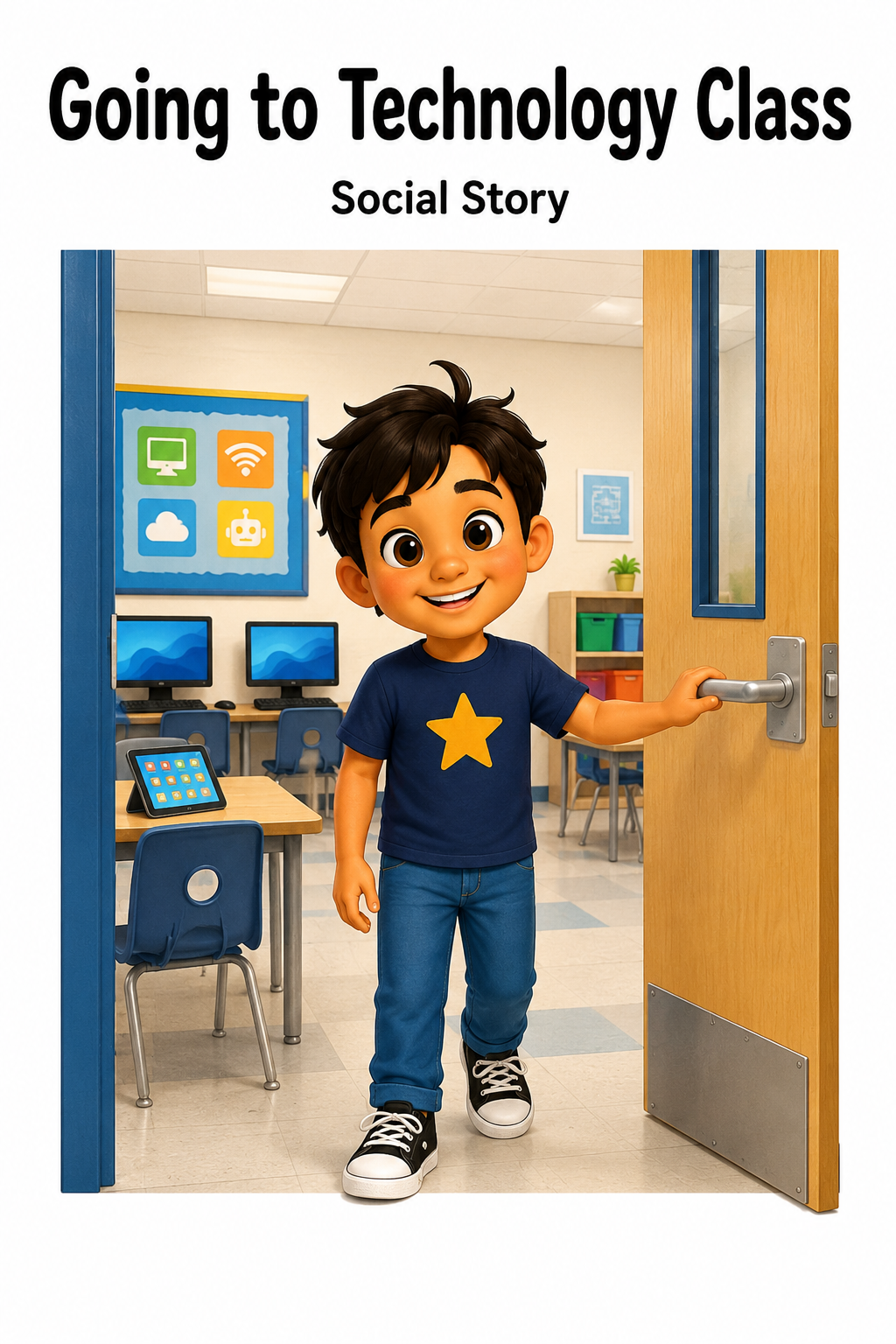 Going to Technology Class Social Story for Autism | Speech Fuel