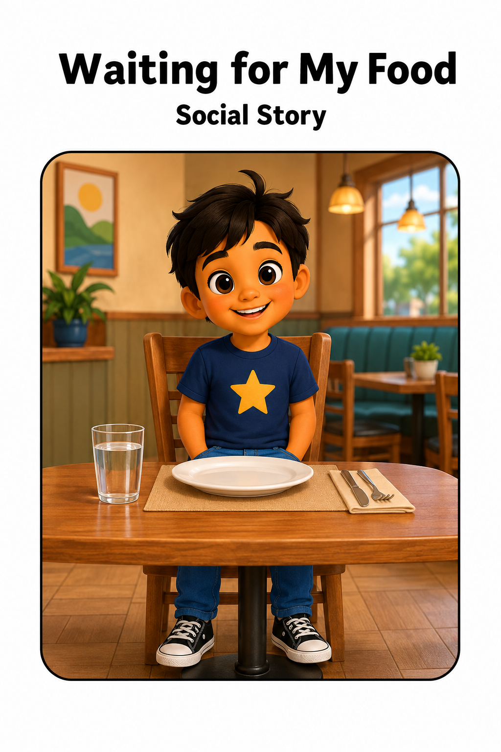 Waiting for My Food Social Story for Autism | Speech Fuel