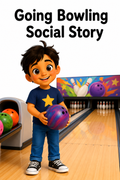 Going Bowling Social Story for Autism | Speech Fuel