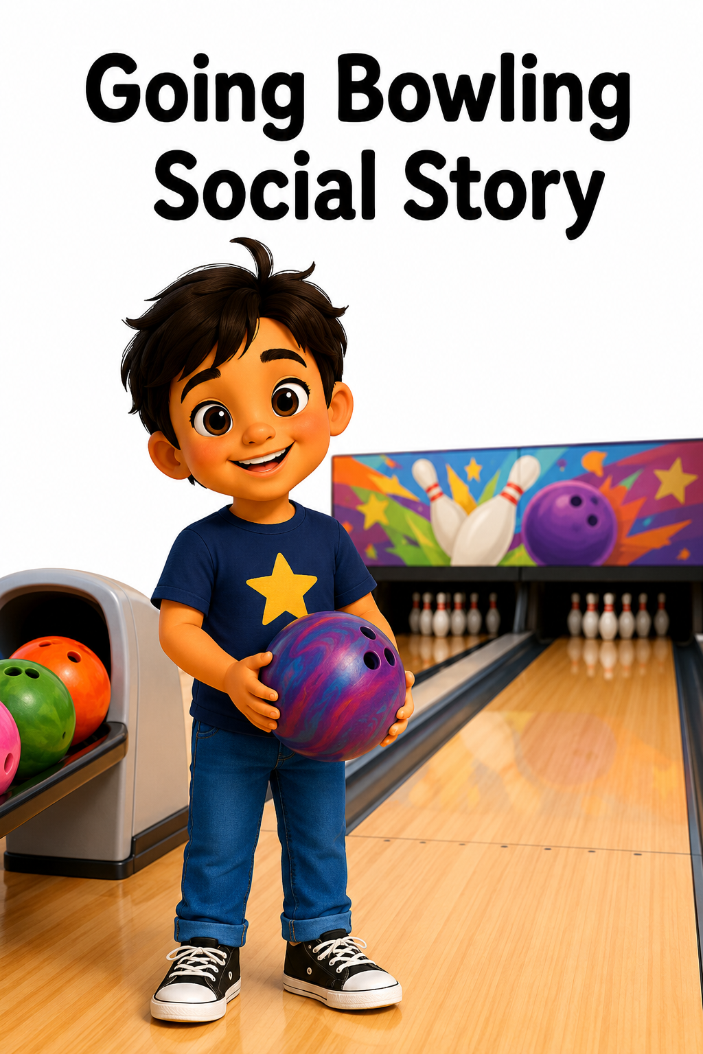Going Bowling Social Story for Autism | Speech Fuel