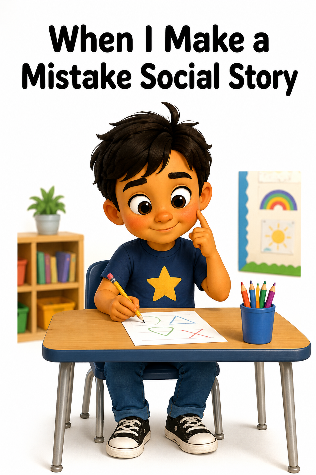 When I Make a Mistake Social Story for Autism | Speech Fuel