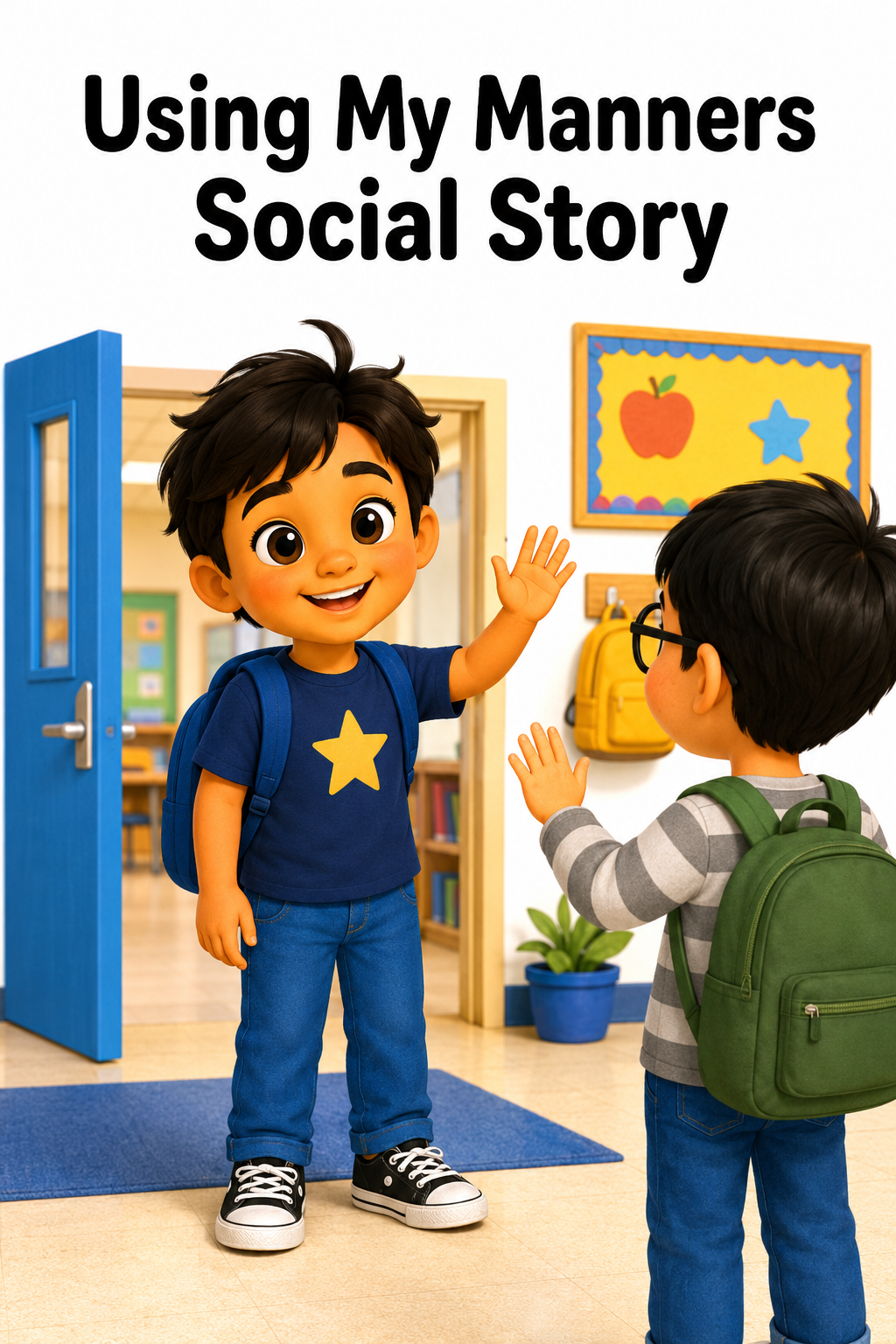 Using My Manners Social Story for Autism | Speech Fuel