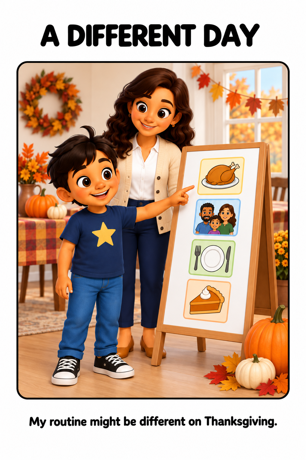 Changes to My Thanksgiving Routine Social Story