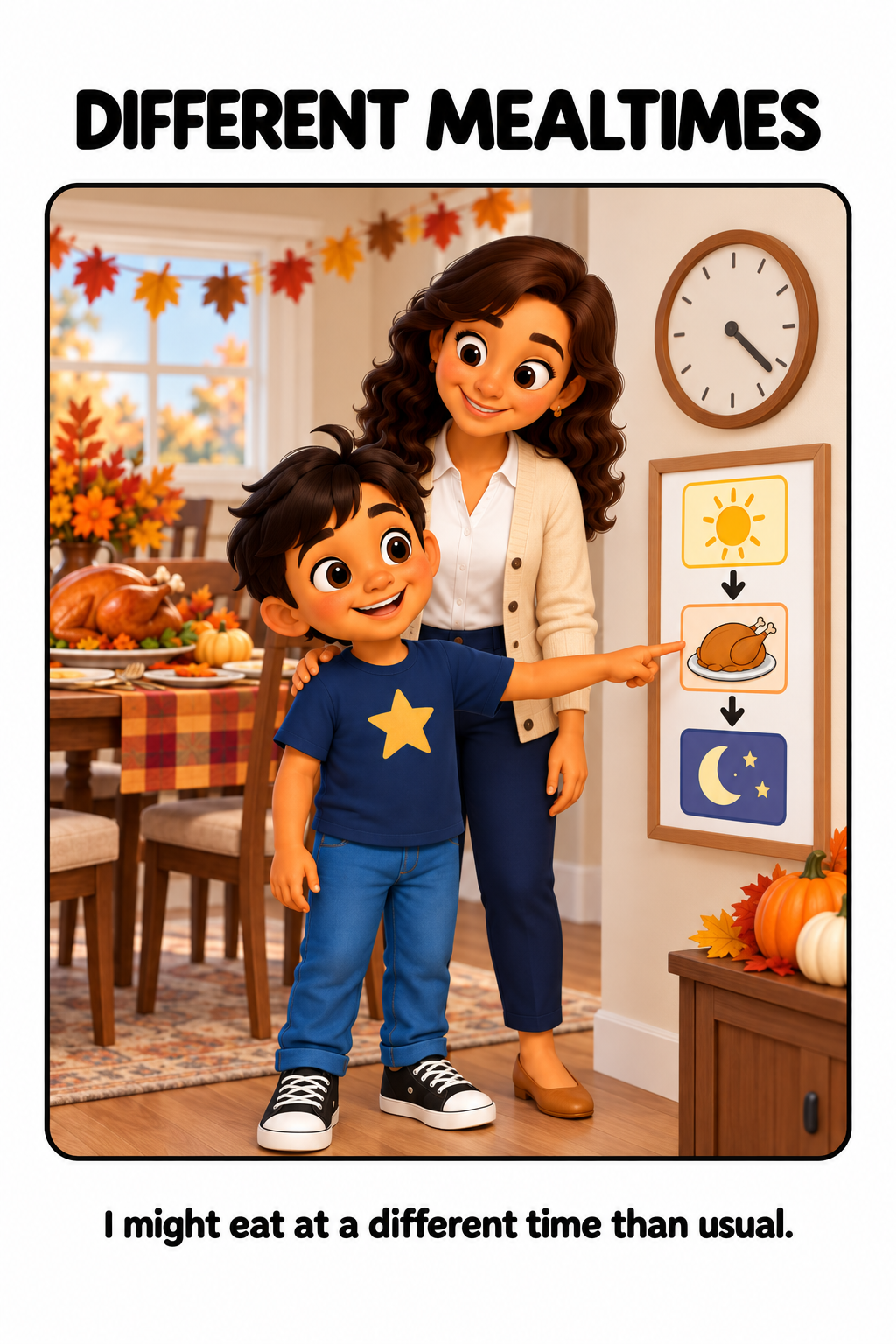 Changes to My Thanksgiving Routine Social Story